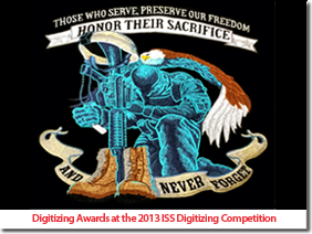 Digitizing Awards at the 2013 Digitizing Competition
